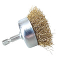 Josco 50mm Cup Brush - Brass Coated High Carbon Steel Wire