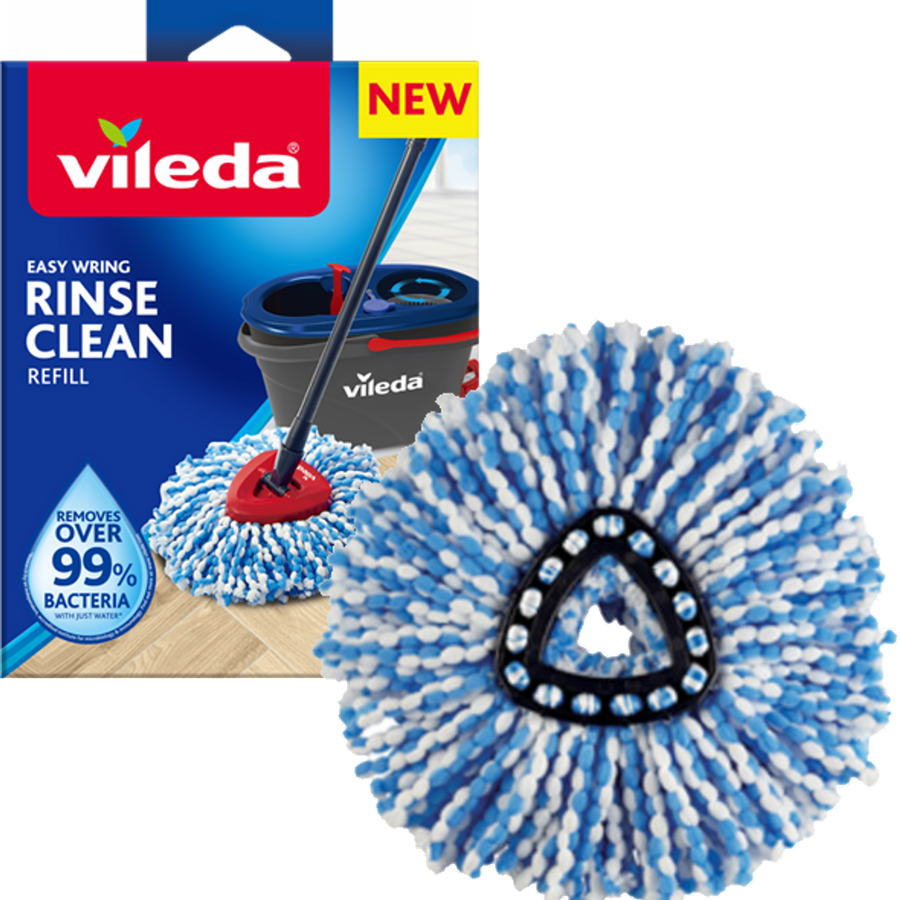 Vileda Easy Wring Rinse Clean Spin Mop Refill - SuperSaverAU - view 1