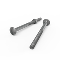 Zenith Cup Head Bolt - M10 x 150mm - Hot Dipped Galvanised - Rust Resistant - SuperSaverAU - view 1
