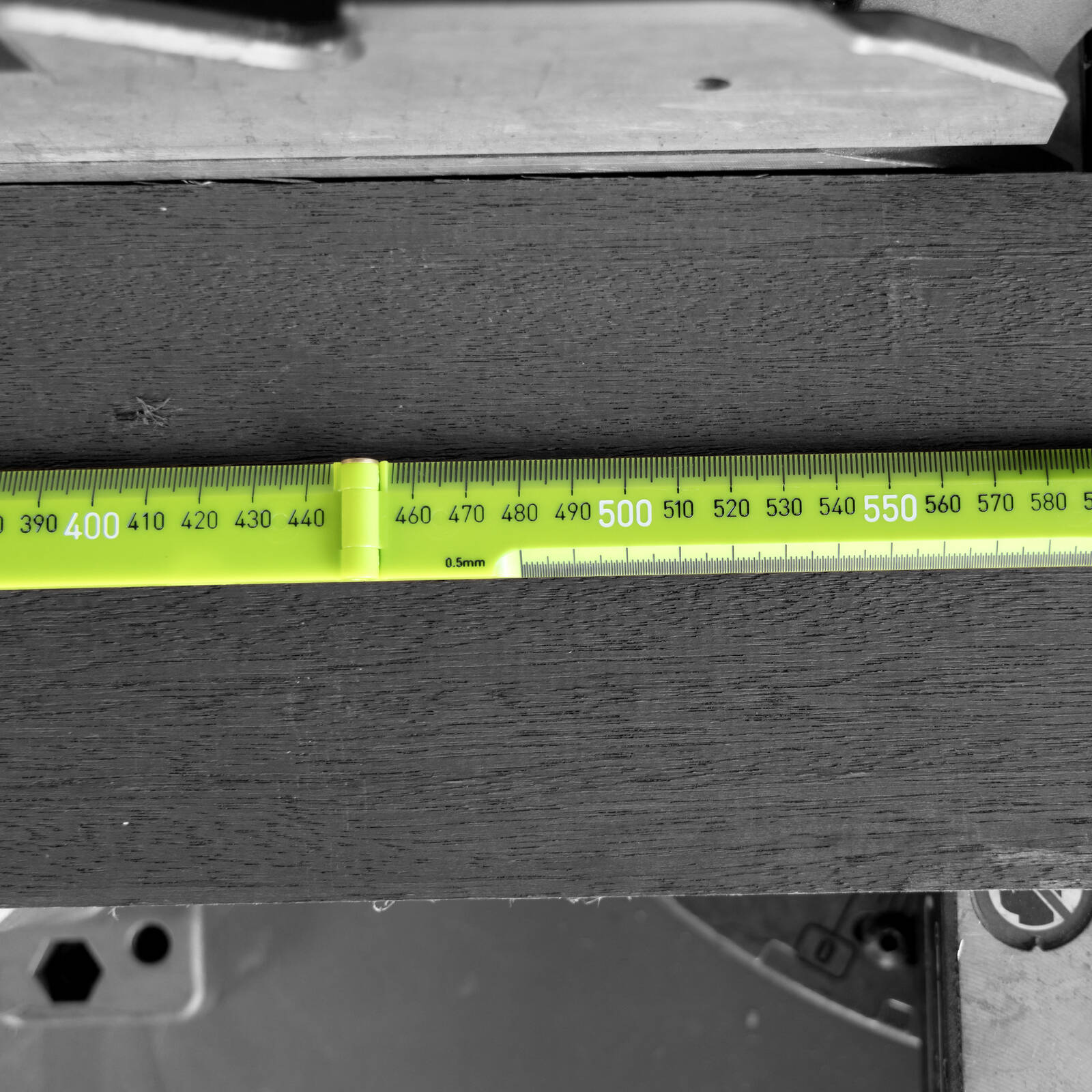 TRACER 600mm Pro Rule with Angle Finder, Easy-Read Increments