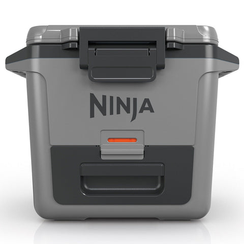 Ninja 28L FrostVault Hard Cooler with Dry Zone - Slate Grey, Lockable Lid, Fits 48 Cans - FB131GY