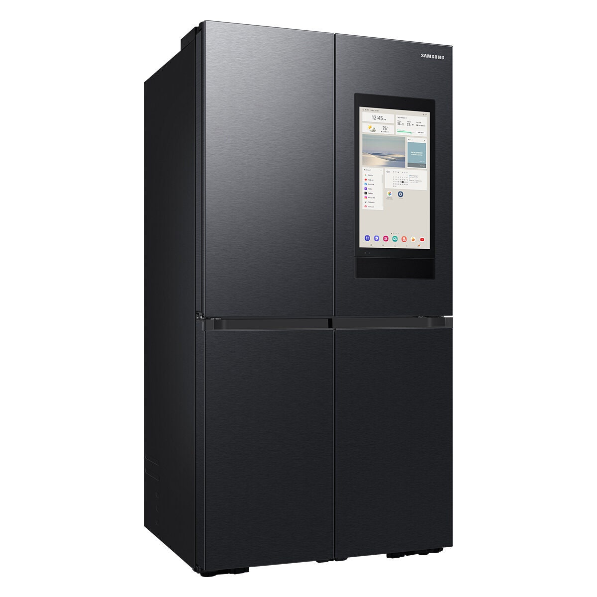 Samsung 809L AI Family Hub French Door Fridge - Matte Black, Dual Auto Ice Maker - SRF9800BFH