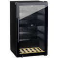 Caso Design 51 Bottle Wine Fridge - Black - Dual Zone - App Temperature Control - WF-178-PD