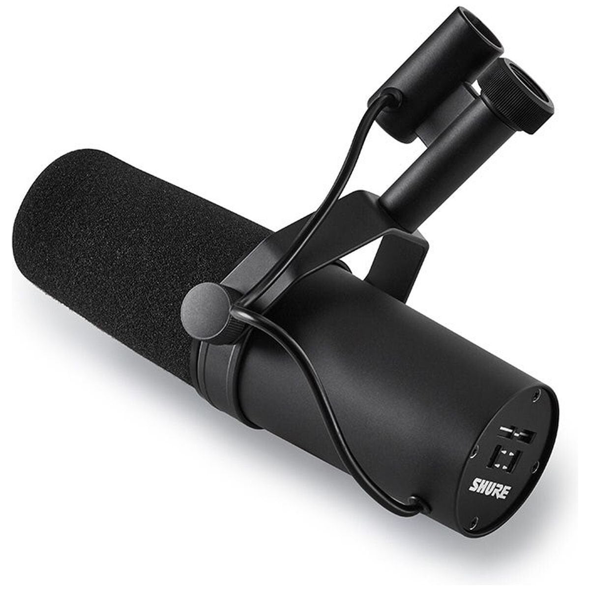 Shure Professional Dynamic Vocal Microphone - Cardioid Pattern, Shock Isolation, Pop Filter - SHR-SM7B
