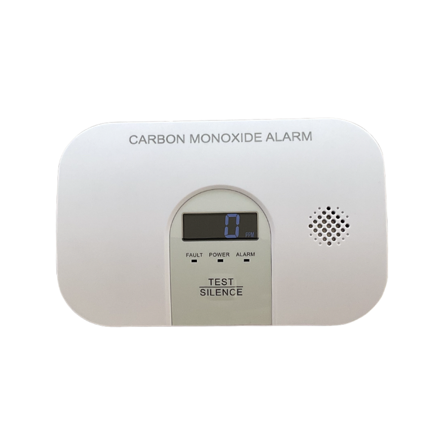 FirePro Carbon Monoxide Alarm - 120mm - Plastic - LCD Display - SuperSaverAU - view 1