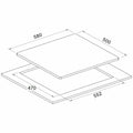 Euro Appliances 60cm Natural Gas Cooktop - Stainless Steel, Four Burners, Flame Failure Safety - ECT600GS