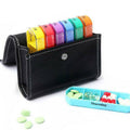 28 Grid 7 Day Weekly Pill Box Organiser - With PU Leather Travel Pouch - view 4