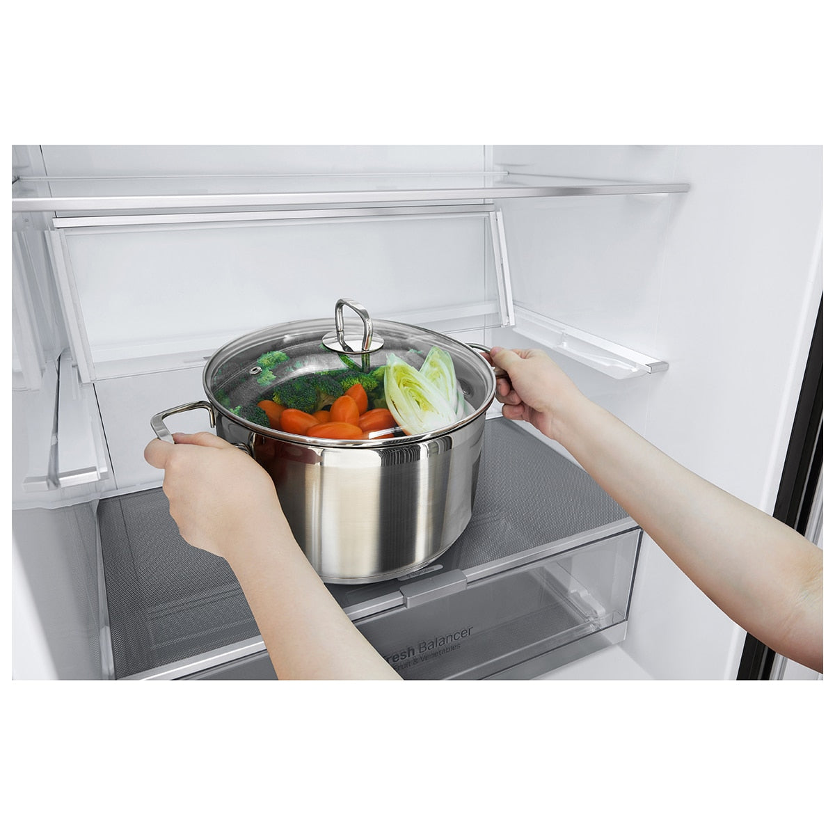 LG 420L Bottom Mount Refrigerator GB-455MBL - SuperSaverAU - view 7