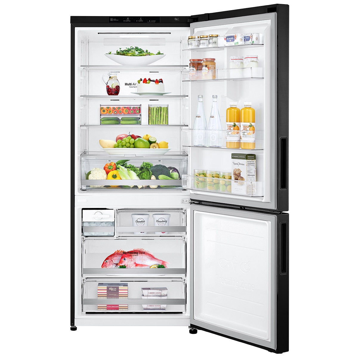 LG 420L Bottom Mount Refrigerator GB-455MBL - SuperSaverAU - view 8