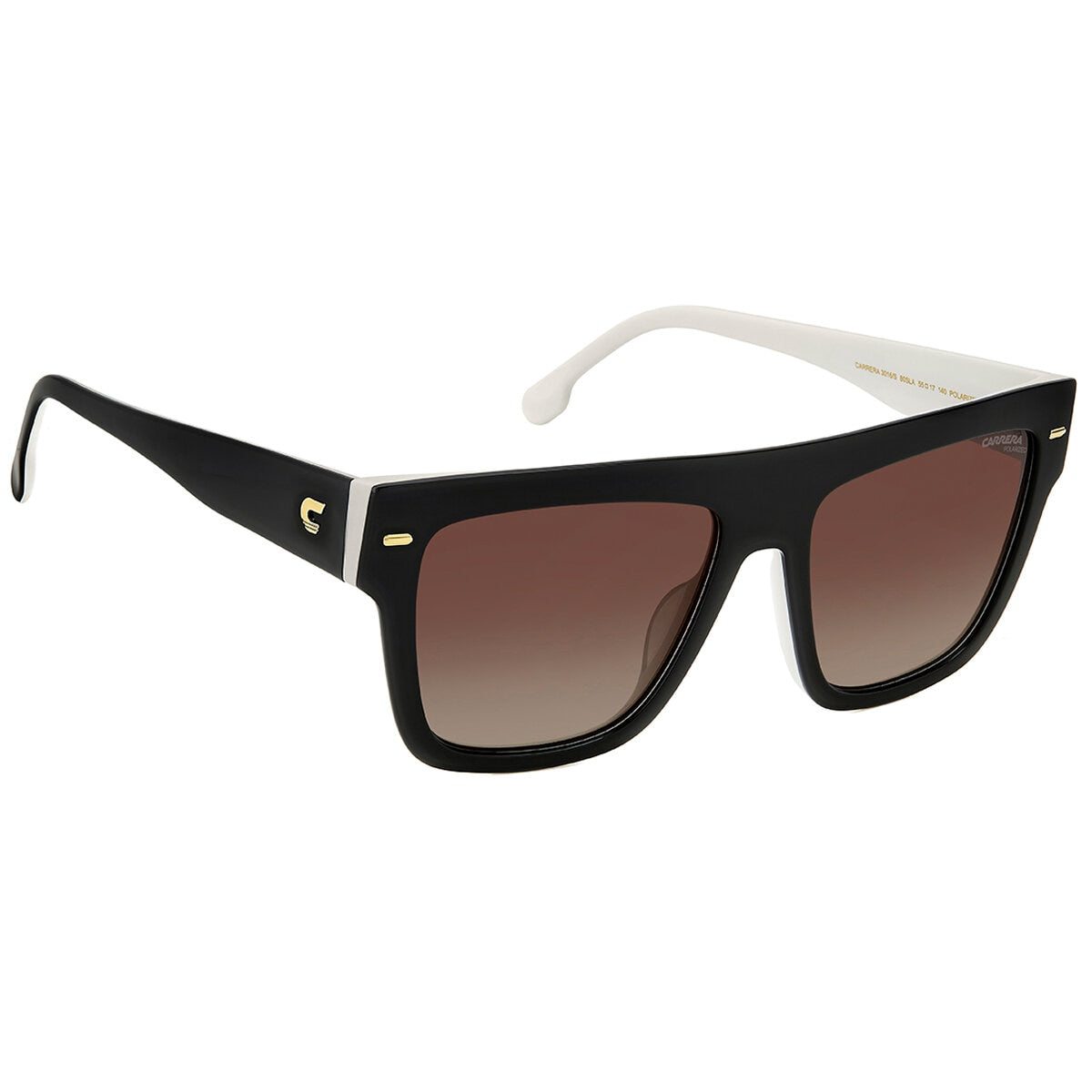 Carrera 3016/S Women's Sunglasses Black White - SuperSaverAU - view 3