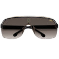Carrera Topcar 1/N Men's Sunglasses | Oversized Teardrop Frames, Lightweight Polyamide, Contrasting Brow Bar, Prominent Temples - SuperSaverAU - view 4