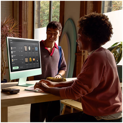 iMac 24 Inch With Retina 4.5 Display M4 Chip 8 Core GPU 16GB 256GB SSD Silver