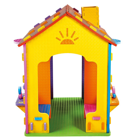 Funhouse EVA Foam Playhouse for Kids - Two-Room Design | Soft & Durable | Vibrant Colors | 107 X 80 X 118 cm Size - SuperSaverAU - view 2