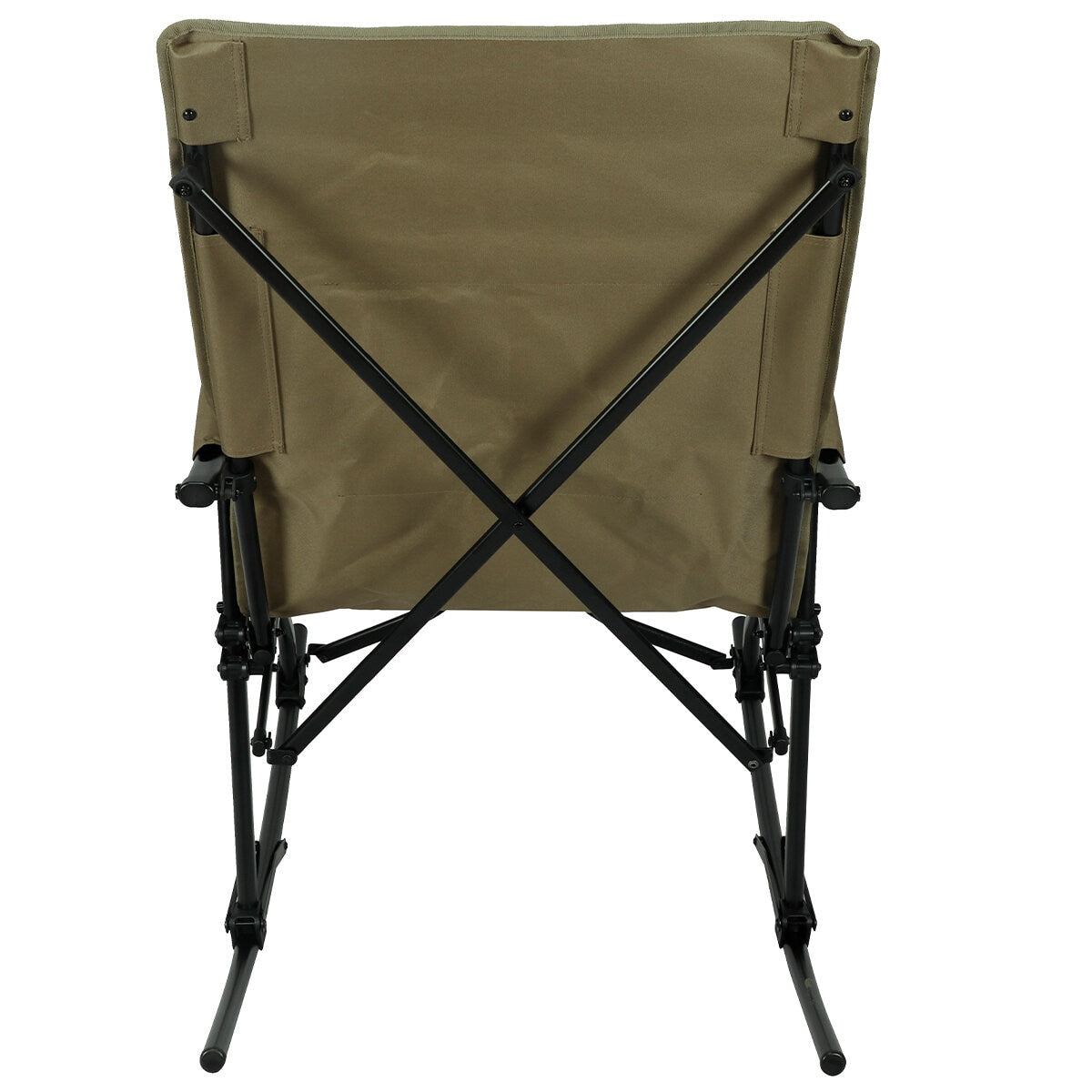 Timber Ridge Folding Rocking Chair – Portable Outdoor Camp Rocker with Padded Seat & Armrests