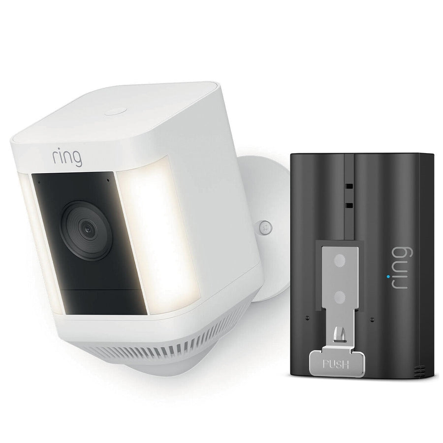 Ring Spotlight Cam Plus Battery with Quick Release Battery Pack, 1080p HD, Colour Night Vision, Motion Detection - SuperSaverAU - view 1