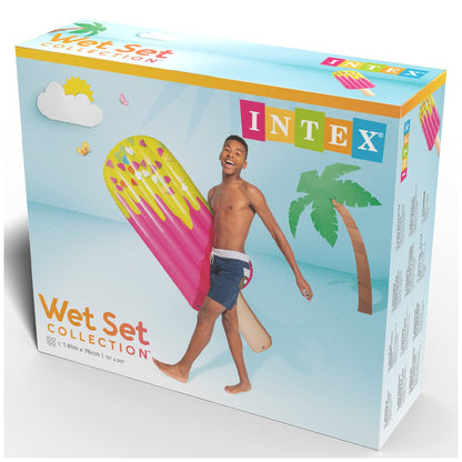 Intex Sprinkle Popsicle Inflatable Pool Float – Fun Summer Lounger for Kids & Adults