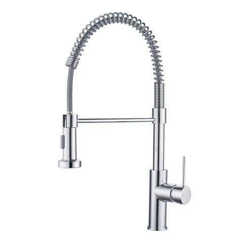 Mondella 35mm Chrome Sink Mixer - Dual Function Coil Pull Down - SuperSaverAU - view 1