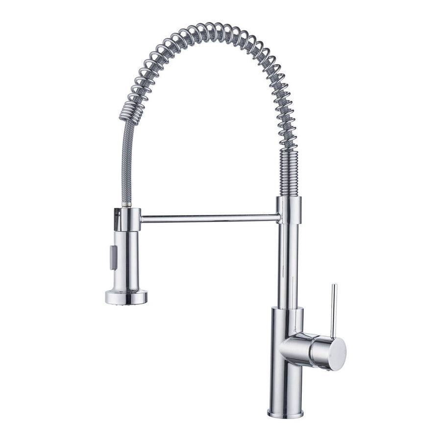 Mondella 35mm Chrome Sink Mixer - Dual Function Coil Pull Down - SuperSaverAU - view 1