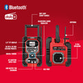 Ozito PXC 18V Cordless DAB+ FM Digital Radio, Bluetooth, LCD Display PDRS-018