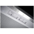 Omega 60cm Slide-Out Rangehood - White with Stainless Steel Fascia, 440m³/h Max Air - ORT6WXA