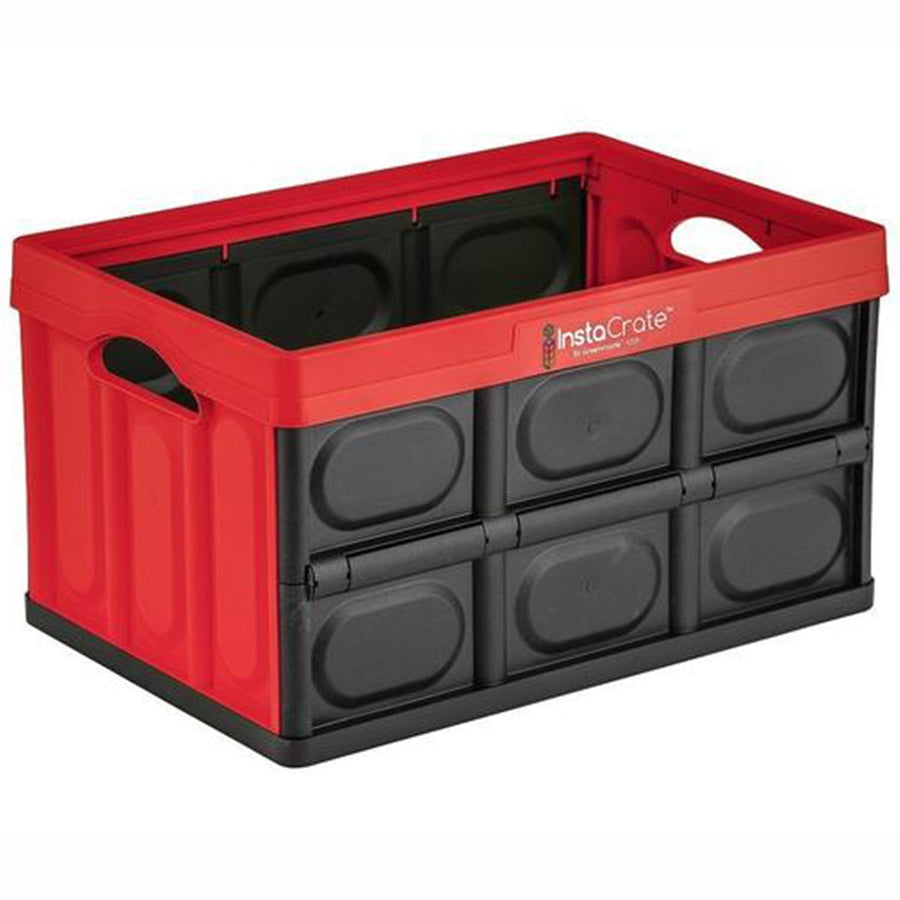 Instacrate Storage Crate Red 2 x 46L - SuperSaverAU - view 1
