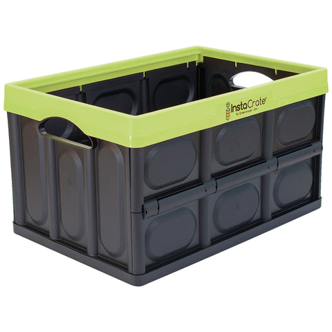 Instacrate Storage Crate Green 2 x 46L - SuperSaverAU - view 1