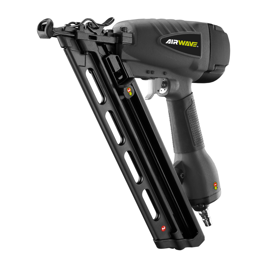 Ryobi Airwave DA Series Air Brad Nailer, 15 Gauge, 32-64mm, Grey/Black RA-NBA1564-K