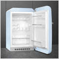 Smeg 50s Retro Style Happy 135L bar fridge - right hinge, pale blue, 6 star energy rating - FAB10HRPB6