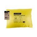 Craftright M Yellow Rain Jacket & Pants Set - 5000mm Waterproof Polyester/PU, Foldaway Hood