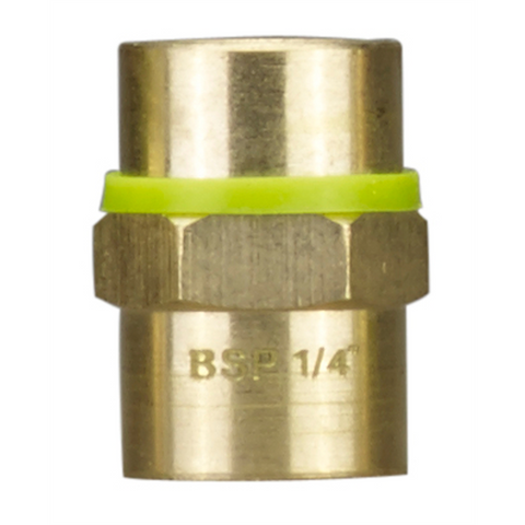 PowerFit 1/4" BSP Female to Female Brass Air Tool Connector