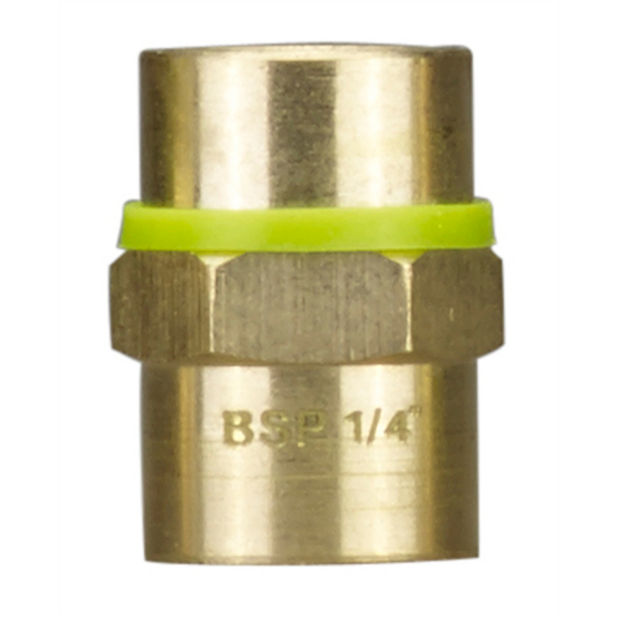 PowerFit 1/4" BSP Female to Female Brass Air Tool Connector