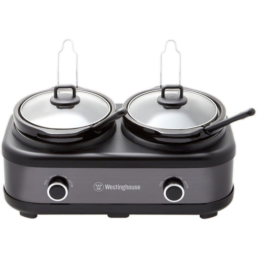Westinghouse Slow Cooker With Auto Function 2 x 2.5L WHSC06KS - SuperSaverAU - view 1