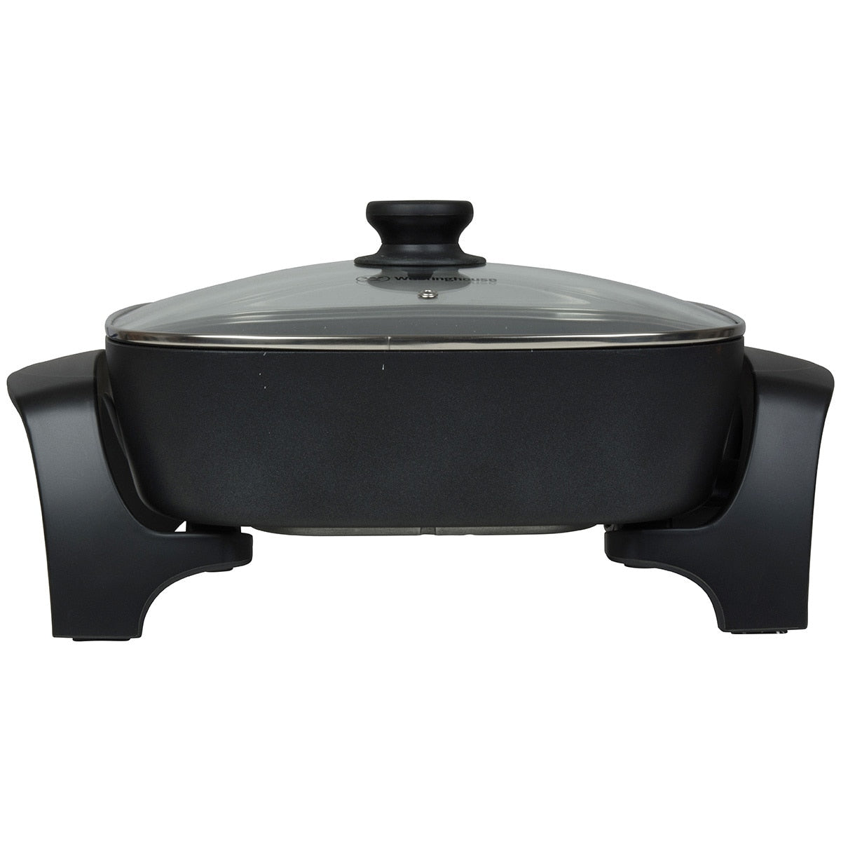Westinghouse Square Electric Frypan 30.5cm WHEF02K Thick Cast Aluminium - SuperSaverAU - view 2