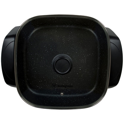 Westinghouse Square Electric Frypan 30.5cm WHEF02K Thick Cast Aluminium