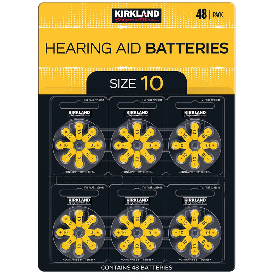 Kirkland Signature Hearing Aid Batteries Size 10 2 x 48 Pack - SuperSaverAU - view 1