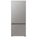 Haier 433L Bottom Mount Fridge - Satina Silver, 5.5 Star Energy, Humidity Fresh Zone - HRF420BS