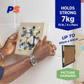 Permastik Extra Large Picture Strips 4 Pairs 7kg Adhesive Easy Hang - SuperSaverAU - view 2