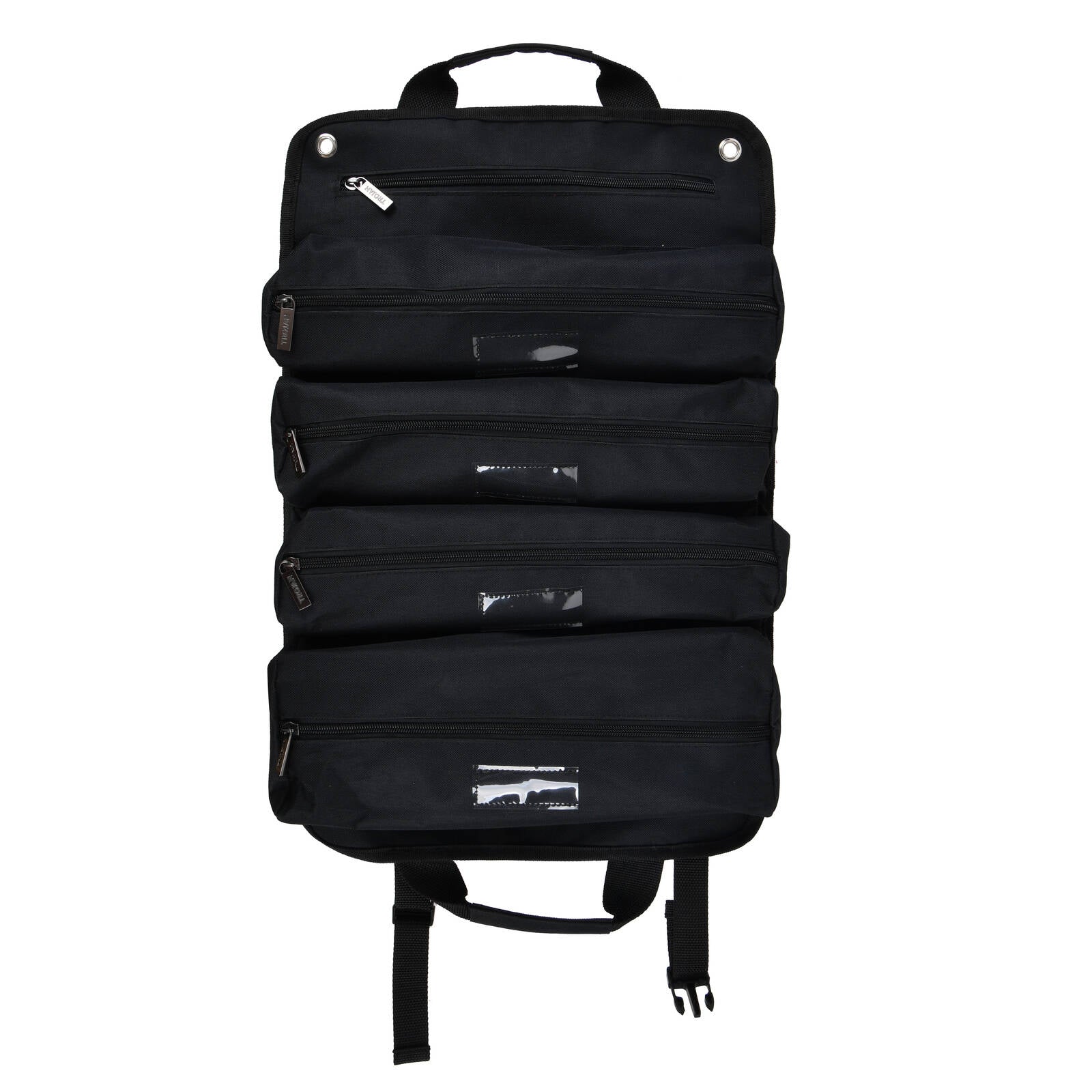 Trojan 5 Pouch Tool Roll - Zippered Storage with Carry Straps