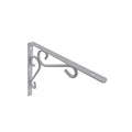 Carinya 300 x 300mm White Powder Coated Steel Scroll Stayed Bracket 200kg