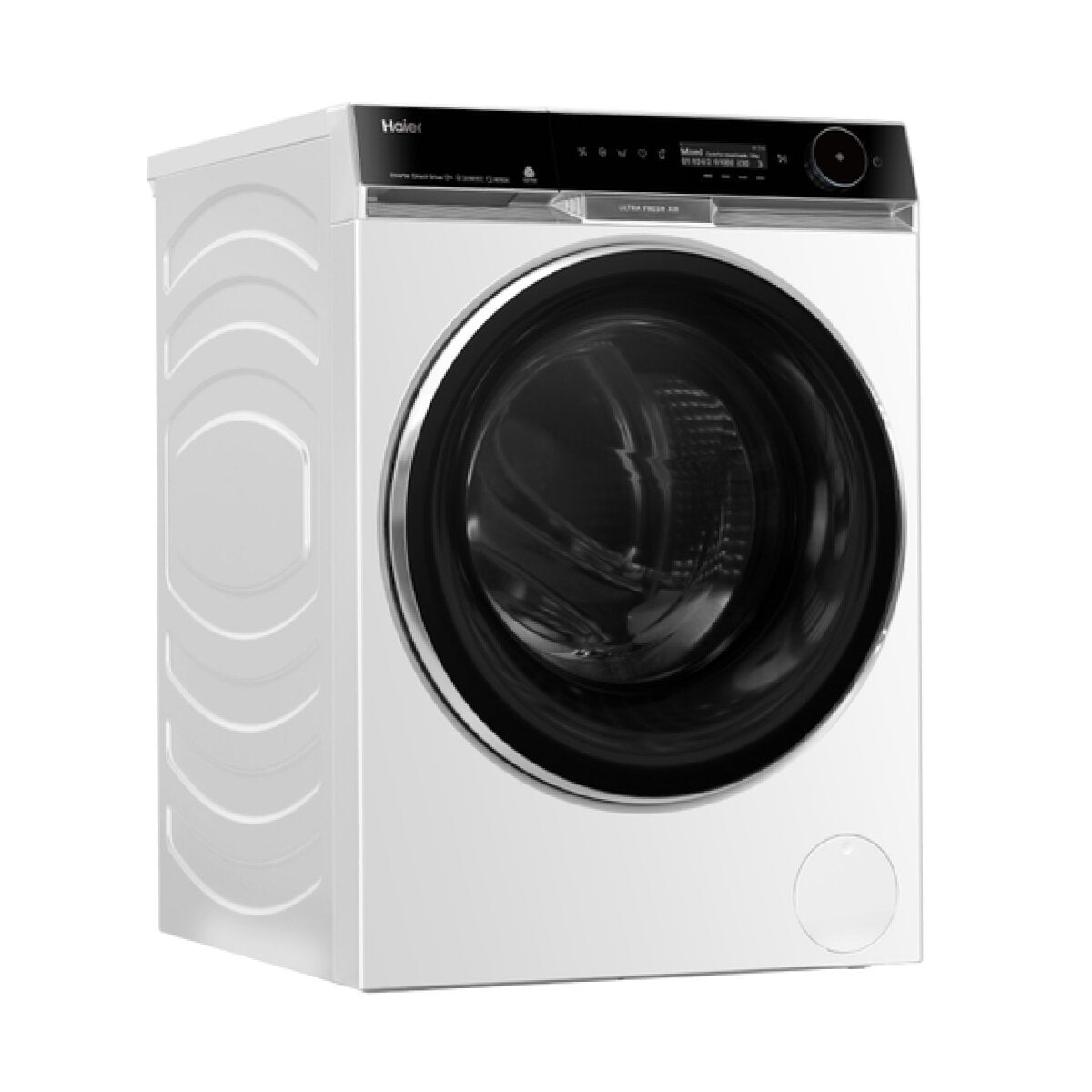Haier 600 Series 12kg Front Loader - White, Steam Care, UV Protect, 5 Star Energy - HWF12PXW2