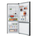 Westinghouse 425L Bottom Mount Fridge - Charcoal Black, AutoSense, Cooling 360, Twist Ice - WBE4302BE-X