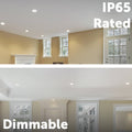 Arlec 9W 92mm IP65 Tricolour Dimmable LED Downlight 240V White Indoor Outdoor ALD271