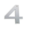 Sandleford 100mm Stainless Steel House Number 4 - Durable - Easy Fit - SuperSaverAU - view 1