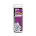 Paslode White Round Head Upholstery Nails - Nickel Plated Steel 35 Pack