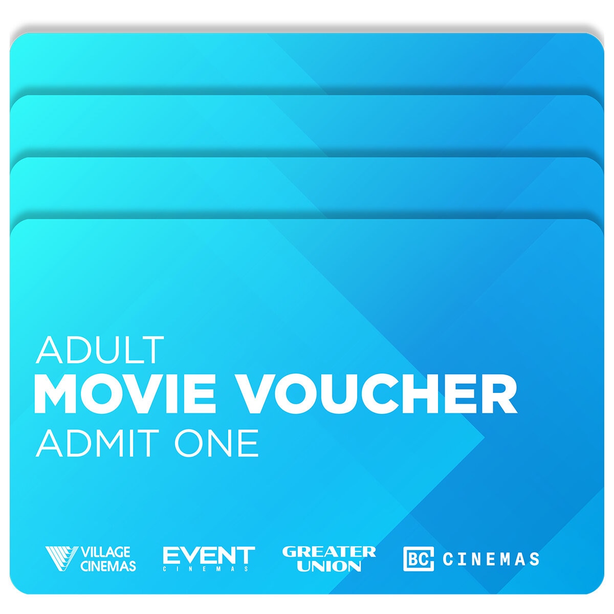 Village Cinemas 4 x Adult Tickets