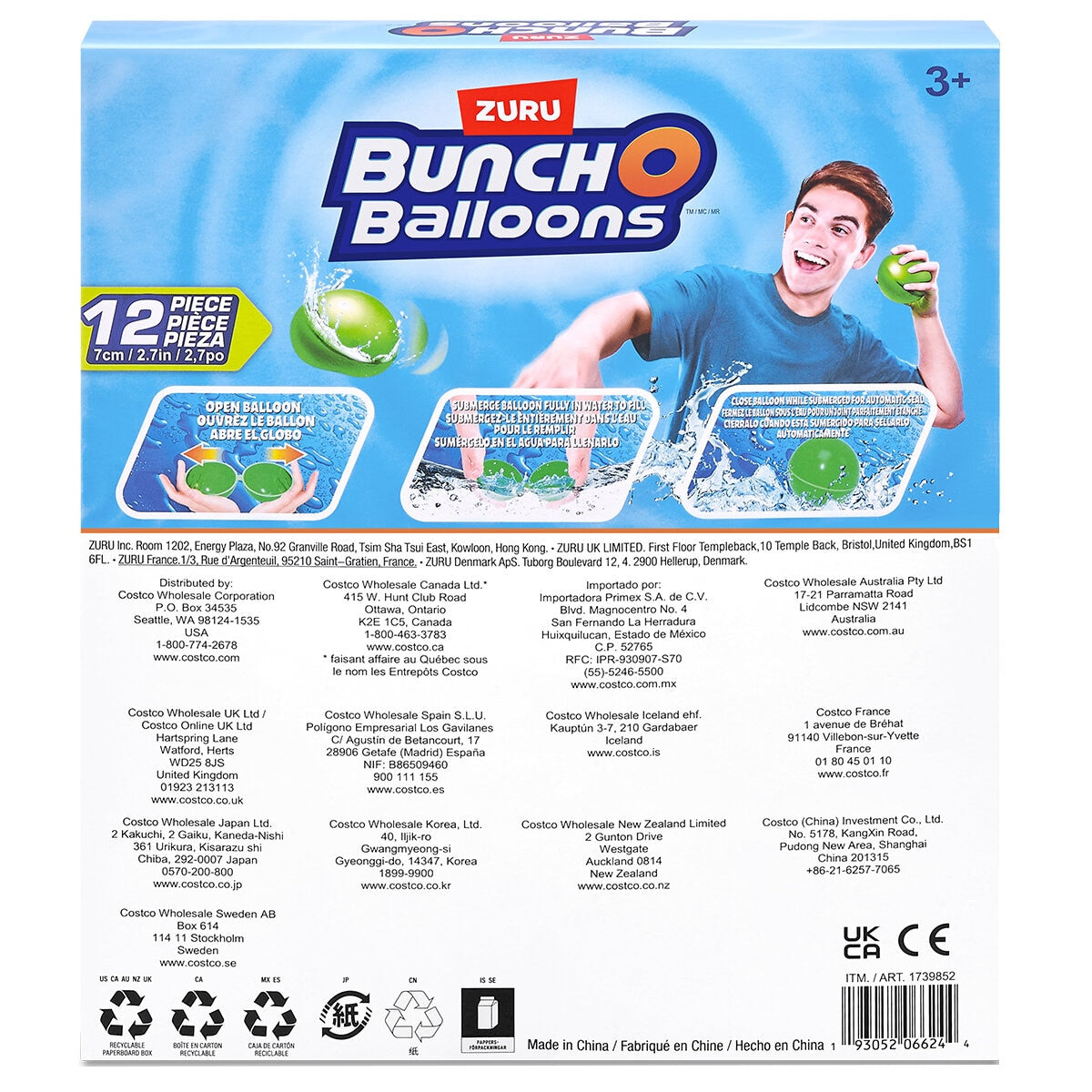 Zuru Bunch O Balloons Reusable Water Balloons 12 Pack