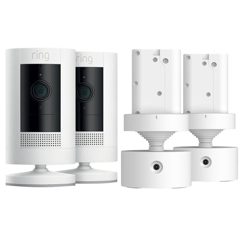Ring Stick Up Cam 2 Pack with Pan-Tilt Mount, 1080p HD, Indoor/Outdoor, Wi-Fi - SuperSaverAU - view 1