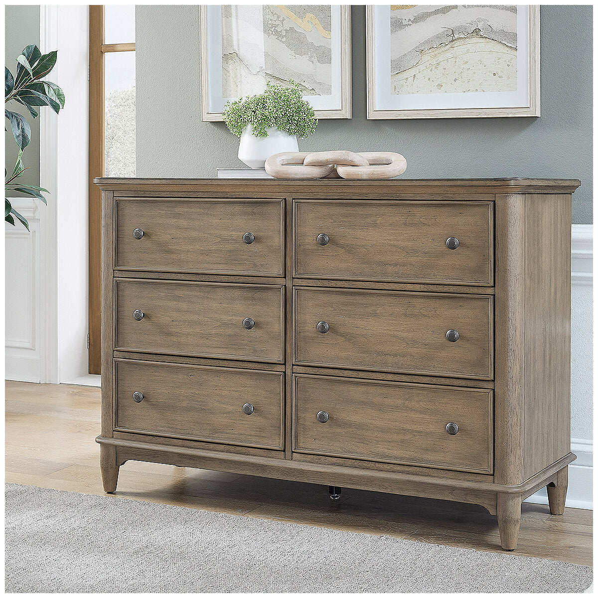 Universal Broadmoore Lila 6 Drawer Dresser - SuperSaverAU - view 3