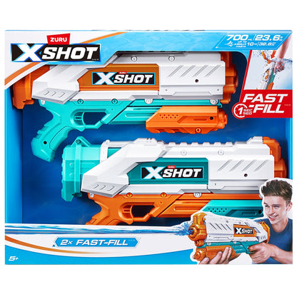 ZURU XSHOT Fast Fill Double Water Blaster 2 Pack