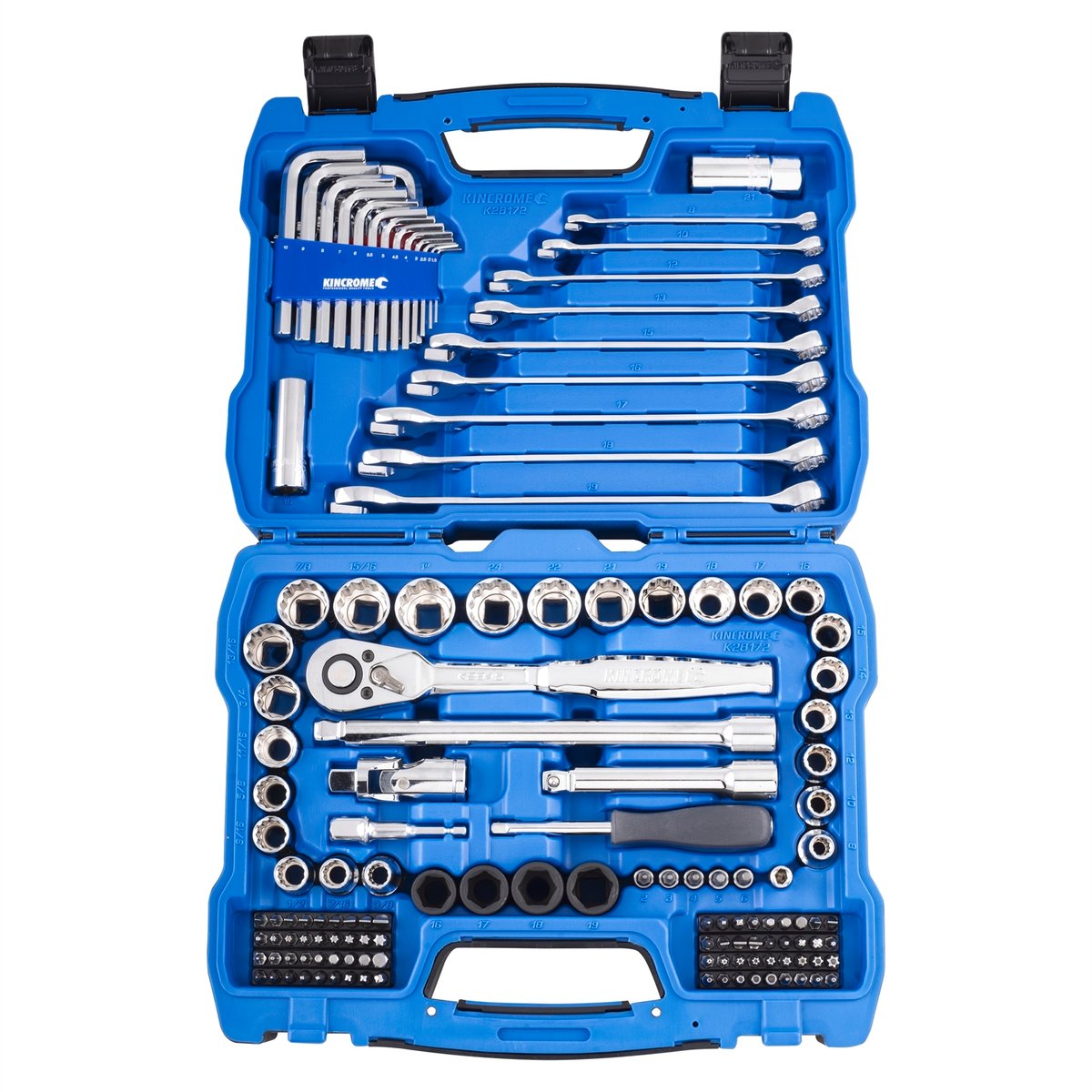 Kincrome Socket Set - 148 Piece - Chrome Vanadium Steel - Ratcheting - SuperSaverAU - view 2